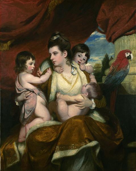 Sir Joshua Reynolds Portrait of Lady Cockburn and her three oldest sons France oil painting art